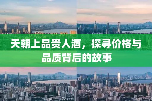 天朝上品贵人酒，探寻价格与品质背后的故事