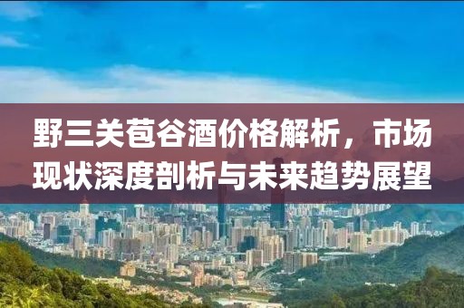 野三关苞谷酒价格解析，市场现状深度剖析与未来趋势展望