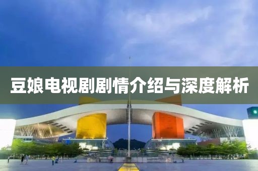 豆娘电视剧剧情介绍与深度解析