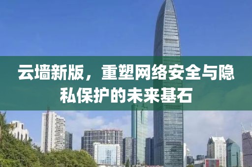 云墙新版，重塑网络安全与隐私保护的未来基石