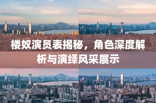 楼奴演员表揭秘，角色深度解析与演绎风采展示