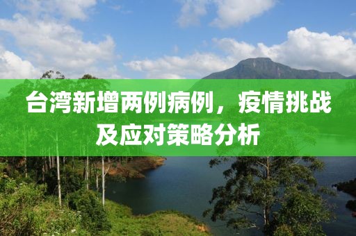台湾新增两例病例，疫情挑战及应对策略分析