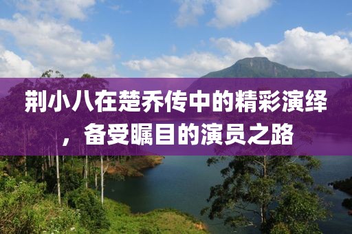荆小八在楚乔传中的精彩演绎，备受瞩目的演员之路