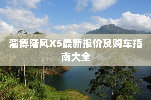 淄博陆风X5最新报价及购车指南大全