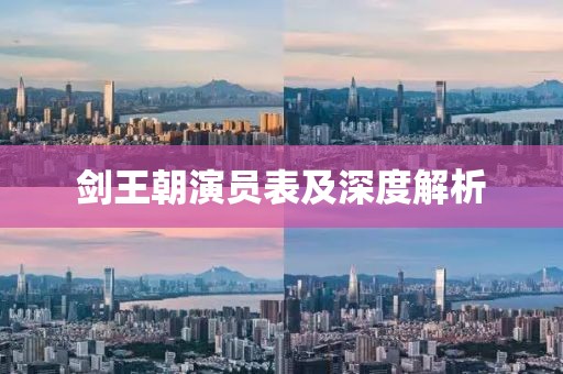 剑王朝演员表及深度解析