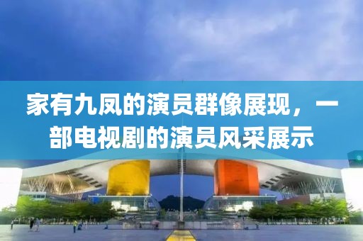 家有九凤的演员群像展现，一部电视剧的演员风采展示