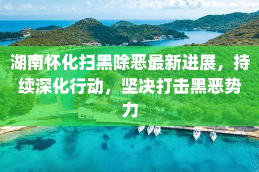 湖南怀化扫黑除恶最新进展，持续深化行动，坚决打击黑恶势力