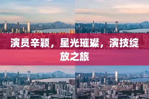 演员辛颖，星光璀璨，演技绽放之旅