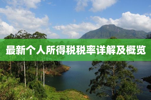最新个人所得税税率详解及概览