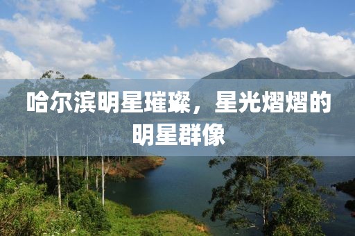 哈尔滨明星璀璨，星光熠熠的明星群像