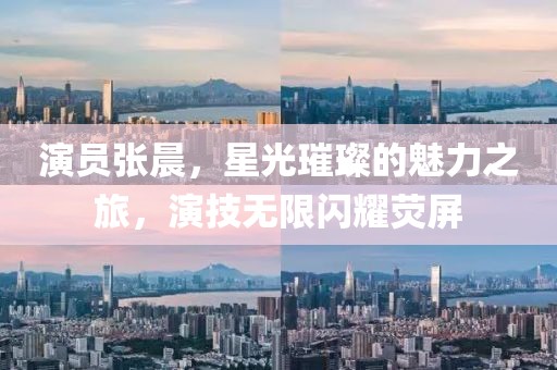 演员张晨，星光璀璨的魅力之旅，演技无限闪耀荧屏