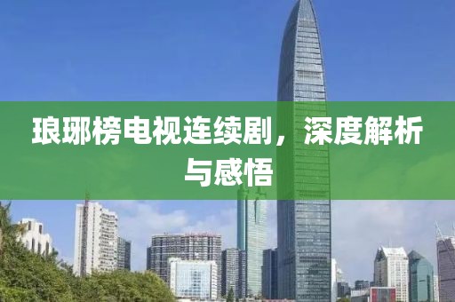 琅琊榜电视连续剧，深度解析与感悟