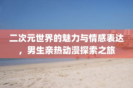 二次元世界的魅力与情感表达，男生亲热动漫探索之旅