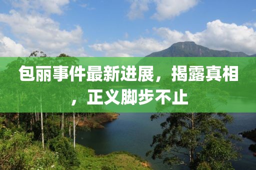 包丽事件最新进展，揭露真相，正义脚步不止