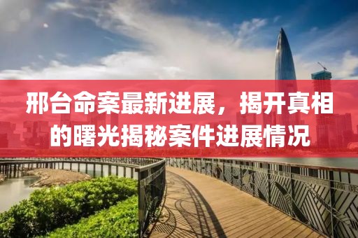 邢台命案最新进展，揭开真相的曙光揭秘案件进展情况