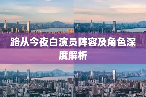 路从今夜白演员阵容及角色深度解析