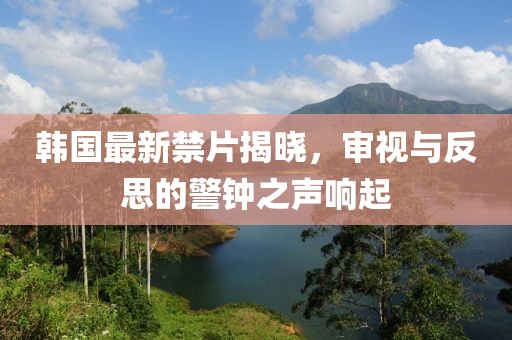 韩国最新禁片揭晓，审视与反思的警钟之声响起