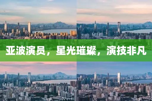 亚波演员，星光璀璨，演技非凡