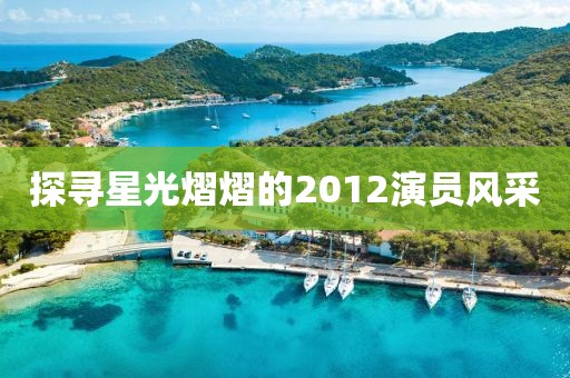探寻星光熠熠的2012演员风采