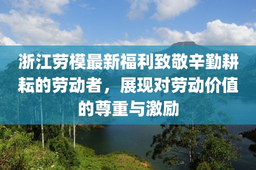 浙江劳模最新福利致敬辛勤耕耘的劳动者，展现对劳动价值的尊重与激励