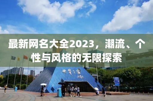 最新网名大全2023，潮流、个性与风格的无限探索