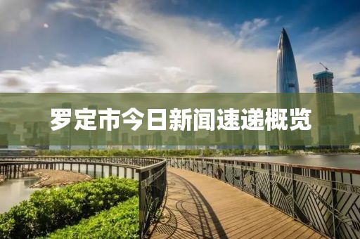 罗定市今日新闻速递概览