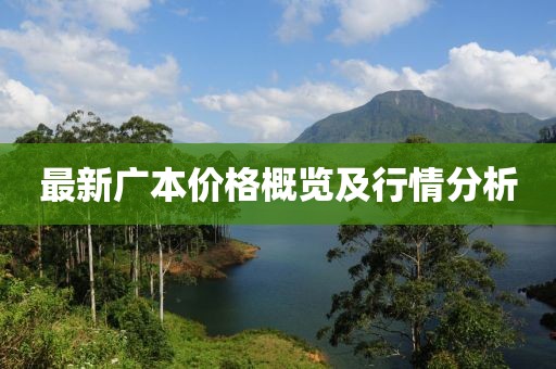 最新广本价格概览及行情分析