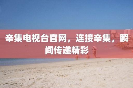 辛集电视台官网，连接辛集，瞬间传递精彩