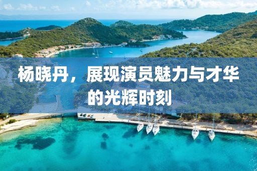 杨晓丹，展现演员魅力与才华的光辉时刻