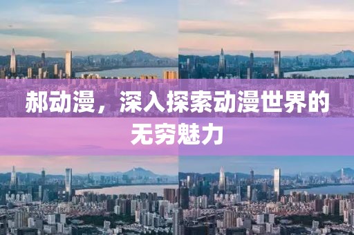 郝动漫，深入探索动漫世界的无穷魅力