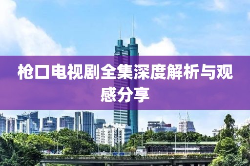 枪口电视剧全集深度解析与观感分享