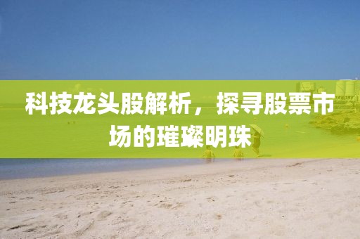 科技龙头股解析，探寻股票市场的璀璨明珠