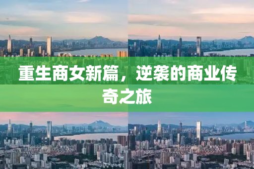 重生商女新篇，逆袭的商业传奇之旅