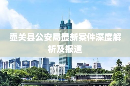 壶关县公安局最新案件深度解析及报道