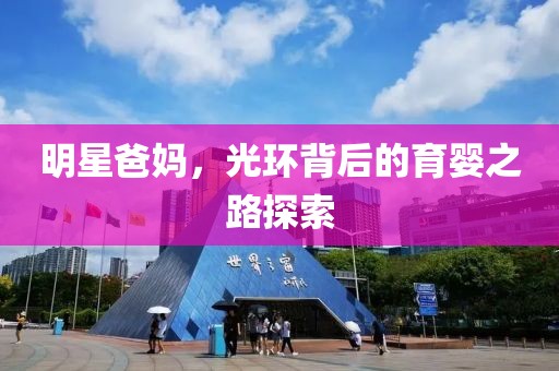 明星爸妈，光环背后的育婴之路探索