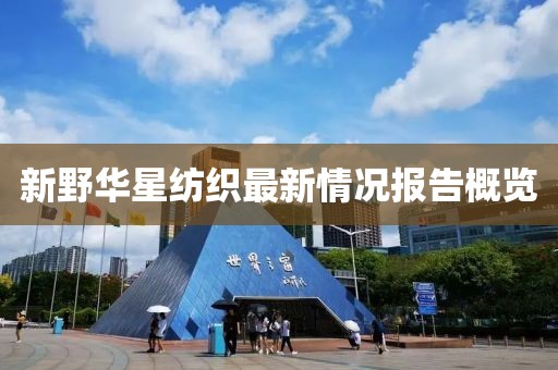 新野华星纺织最新情况报告概览