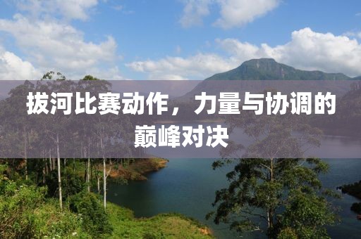 拔河比赛动作，力量与协调的巅峰对决