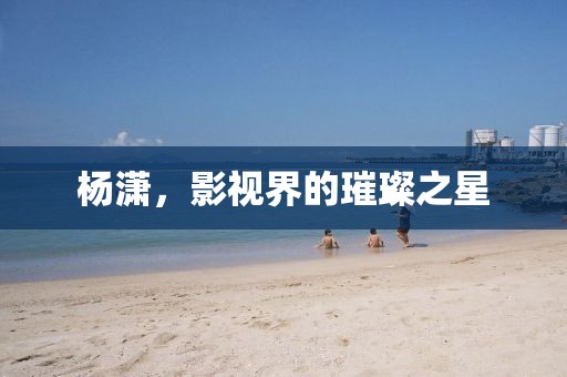 杨潇，影视界的璀璨之星