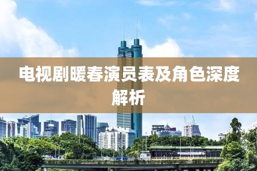 电视剧暖春演员表及角色深度解析