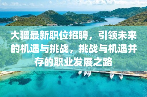 大疆最新职位招聘，引领未来的机遇与挑战，挑战与机遇并存的职业发展之路