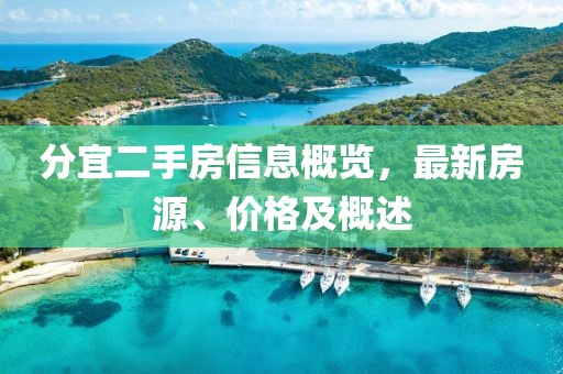 分宜二手房信息概览，最新房源、价格及概述