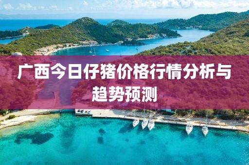 广西今日仔猪价格行情分析与趋势预测