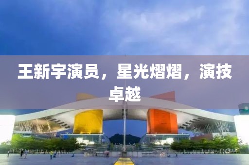 王新宇演员，星光熠熠，演技卓越