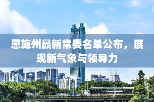 恩施州最新常委名单公布，展现新气象与领导力