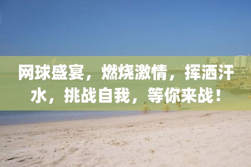 网球盛宴，燃烧激情，挥洒汗水，挑战自我，等你来战！