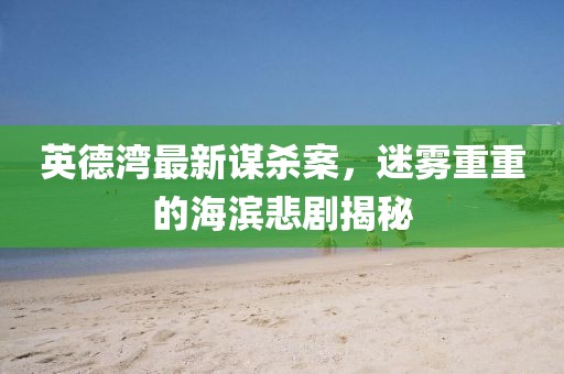 英德湾最新谋杀案，迷雾重重的海滨悲剧揭秘