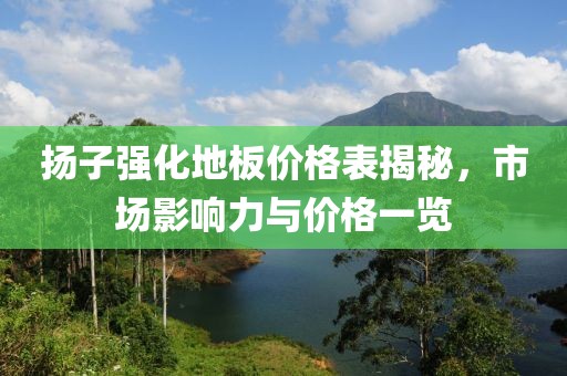扬子强化地板价格表揭秘，市场影响力与价格一览