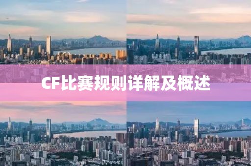 CF比赛规则详解及概述