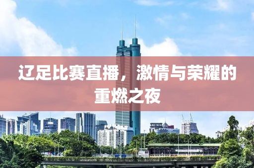 辽足比赛直播，激情与荣耀的重燃之夜
