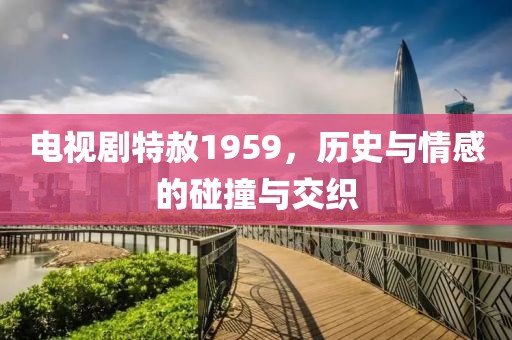 电视剧特赦1959，历史与情感的碰撞与交织